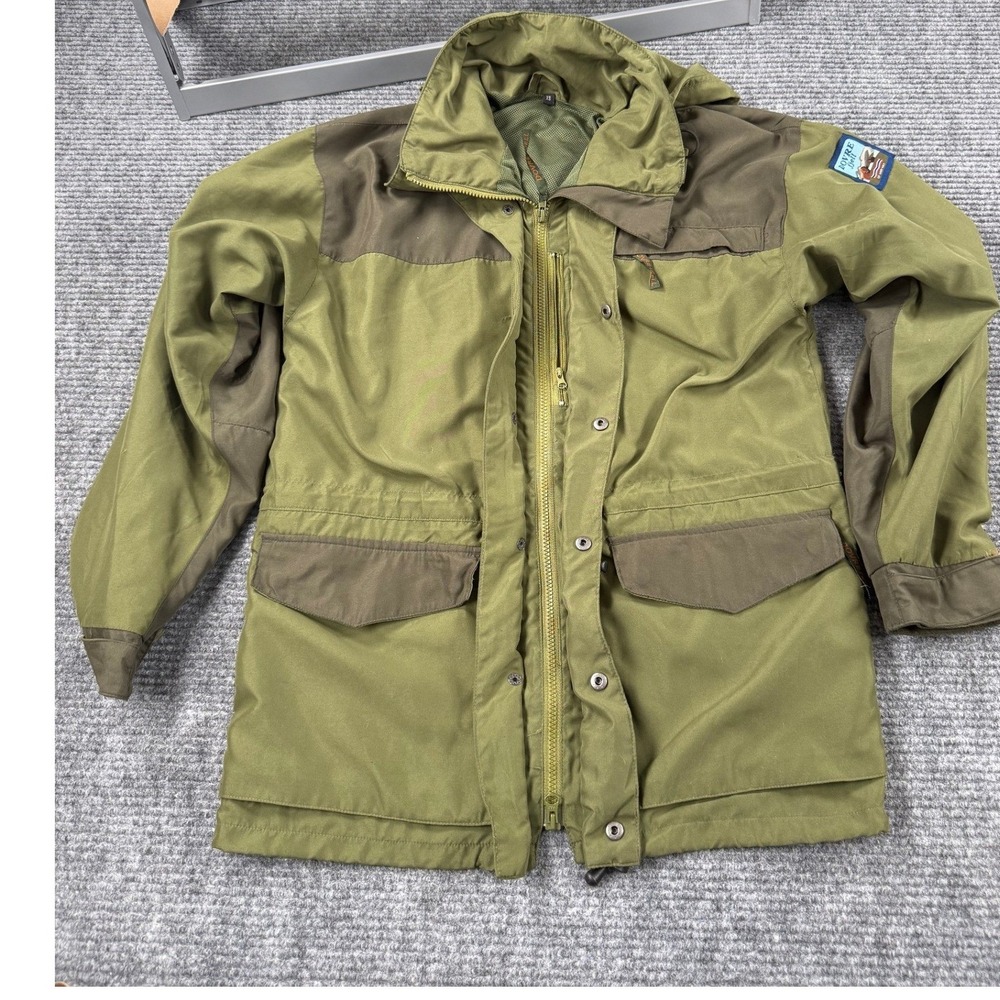 Dovre Fjell Parka Jacket Women XS Green Excellent Outdoor Hooded Hiking Coat